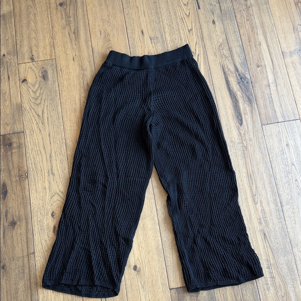Abercrombie & Fitch Black Knit Pants